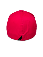 Alpinestars Ageless Reflex Waterproof pet, rood, achteraanzicht met een gesloten flex fit-ontwerp, verticale naad en een klein zwart label met een wit Astars-logo, hoogwaardige waterdichte stof