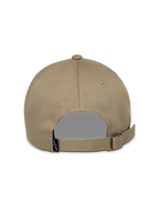 Alpinestars Deduce Strapback pet, Khaki, achteraanzicht met verstelbare band en metalen gesp, voorzien van een klein zwart logo-label, casual katoenen twill