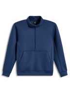 Alpinestars Apera Half-Zip Sweatshirt, blauw halveritssweatshirt van tri-blend fleece met kangoeroezak en tonale logo's.