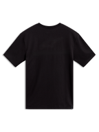 Alpinestars Cypress CSF t-shirt met korte mouwen, zwart sportswear t-shirt, achteraanzicht met subtiel logo op de zoom
