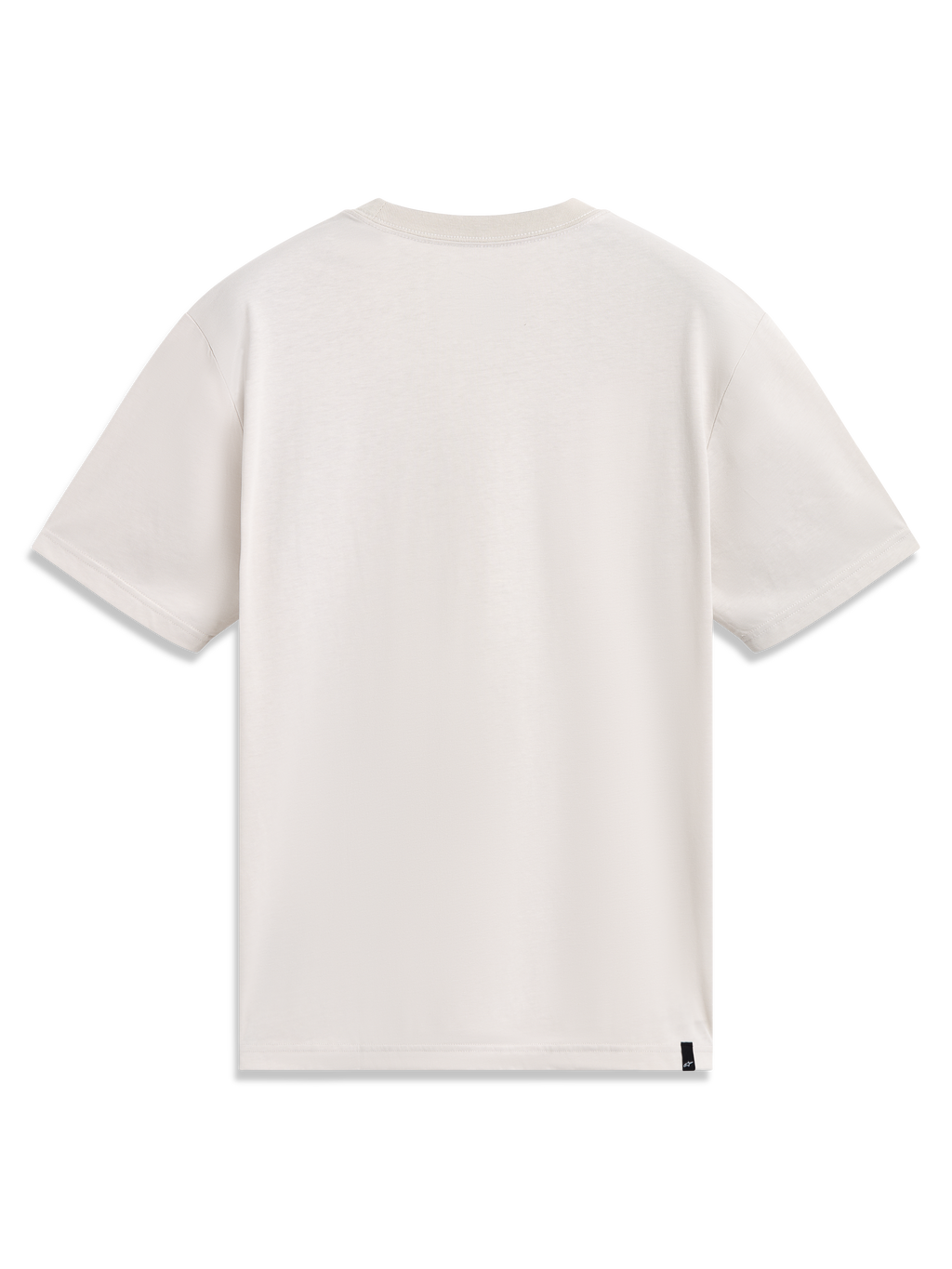 Alpinestars Elliptogrit CSF t-shirt met korte mouwen, zand, sportswear van een zachte katoenmix, achteraanzicht.