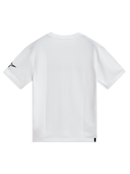 Alpinestars P1 CSF Tee, sport-t-shirt met korte mouwen, wit, zachte katoenmix, achteraanzicht met zwart mouwlogo en label