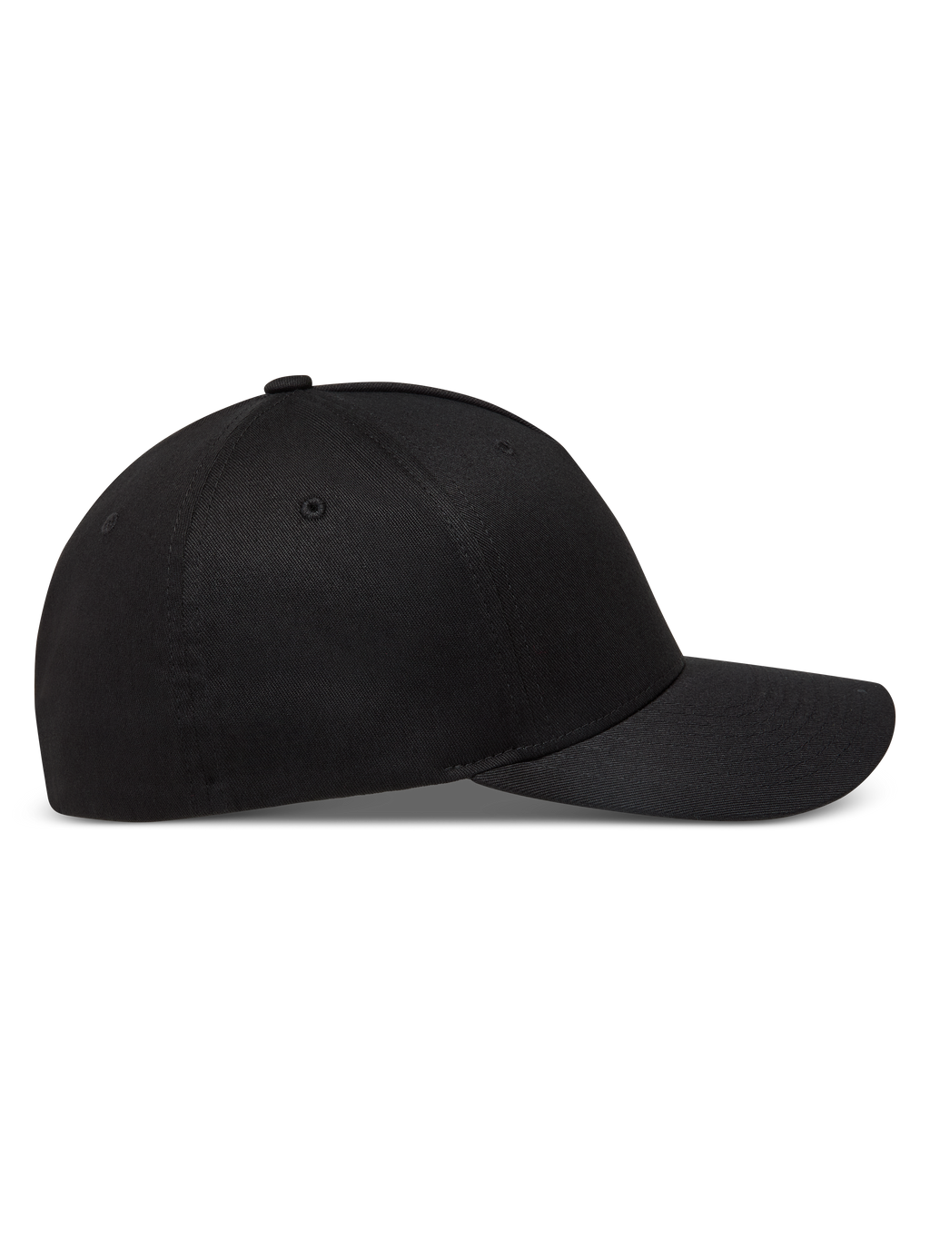 Alpinestars Maze Hoed, zwarte baseballpet met gebogen klep en gestructureerde kroon van keperstof.