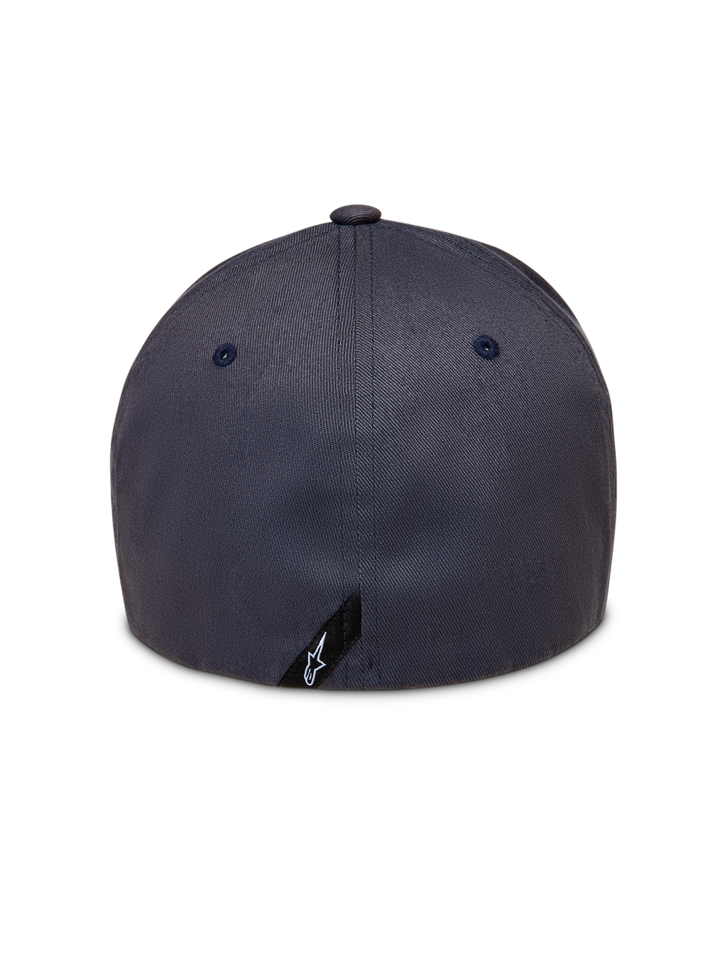 Alpinestars Maze Hat, Sportswear Flex Back Cap, Dark Grey, Twill Material, back view with Astars logo detail.