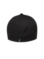 Alpinestars Arclight hoed, zwarte flexback-pet met een gestructureerde kroon en klein wit geborduurd Astars-logo op de achterzijde.