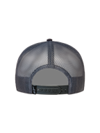 Alpinestars Ten Trucker pet, donkergrijze sportswear mesh pet met verstelbare snapback-sluiting en klein Astars-logolabel.