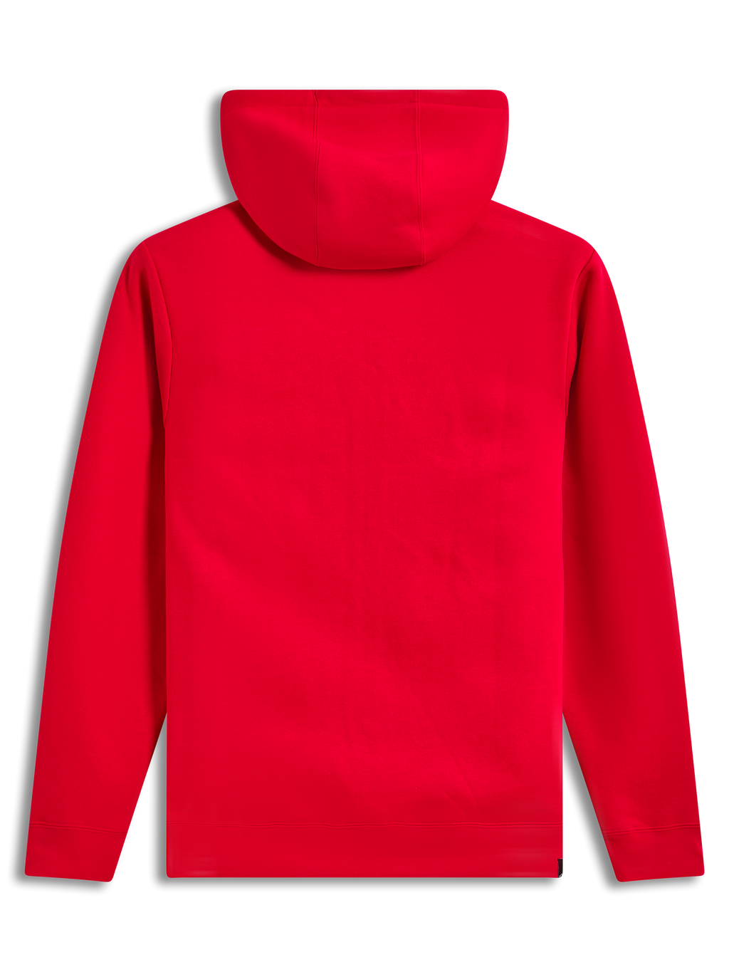 Alpinestars Ageless Zip V3 Hoodie, rode fleece sportswear met capuchon vanaf de achterzijde gezien.