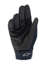 Alpinestars Stella A-Dura Thermal handschoenen, fietshandschoenen voor dames, zwart, handpalm met synthetische suède textuur, neopreen manchet met klittenbandsluiting en wit sterlogo, MTB-uitrusting voor koud weer