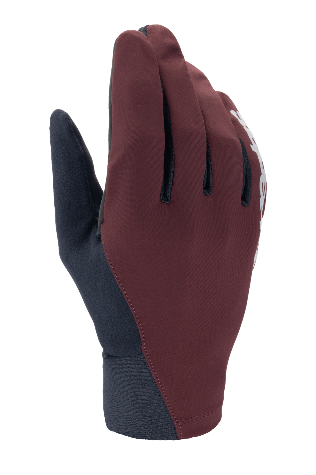 Alpinestars Stella A-Dura Thermal handschoenen, MTB-handschoenen voor dames, donkerrood en donkerblauw, voorzien van een laag profiel ontwerp, neopreen manchet en wit logo aan de zijkant, ontworpen voor rijden in koud weer