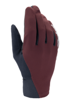 Alpinestars Stella A-Dura Thermal handschoenen, MTB-handschoenen voor dames, donkerrood en donkerblauw, voorzien van een laag profiel ontwerp, neopreen manchet en wit logo aan de zijkant, ontworpen voor rijden in koud weer