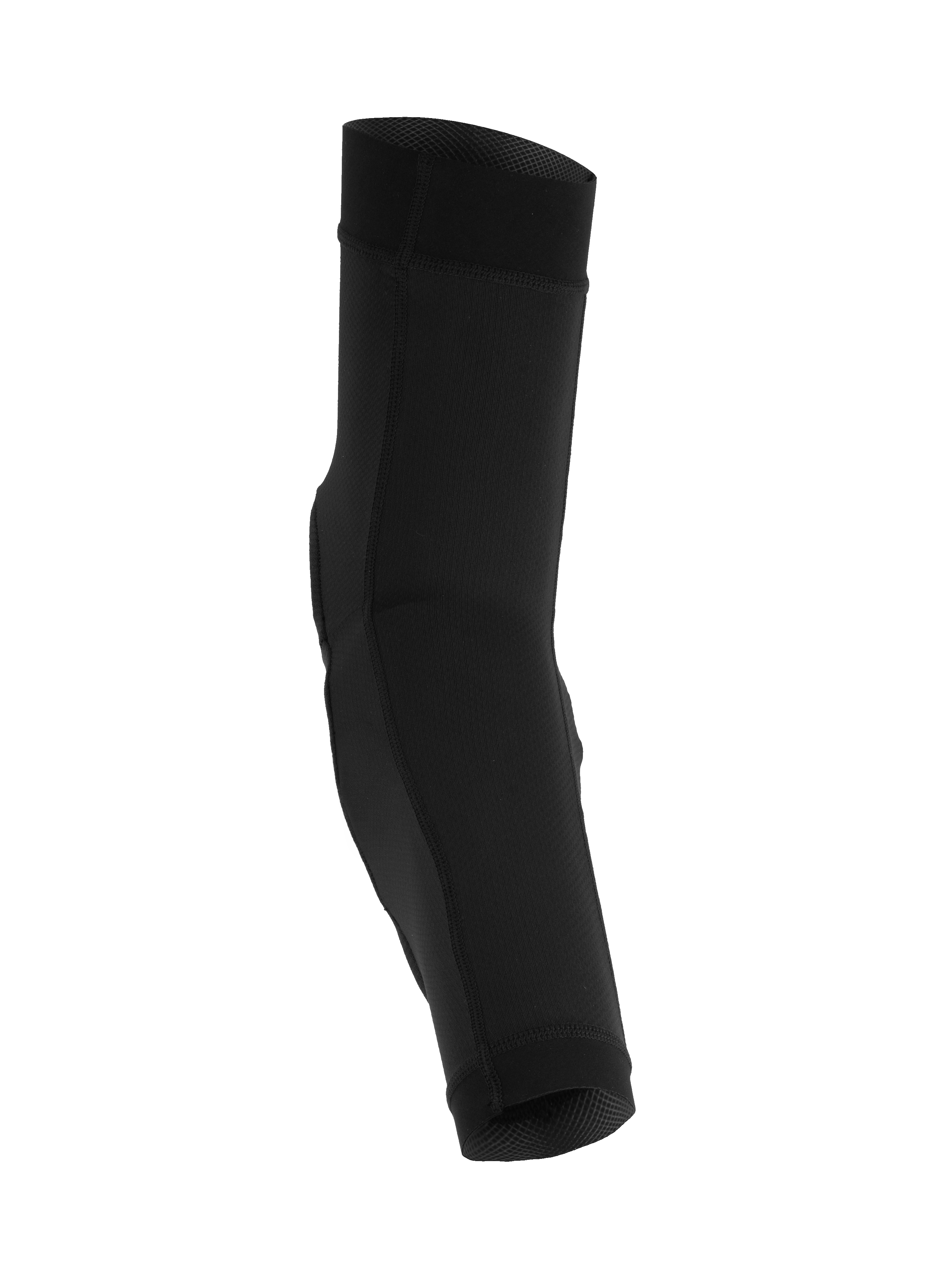 Alpinestars A-Motion Plasma Elleboogbeschermer, MTB elleboogbeschermer, zwart, strak instapontwerp met ademend mesh en anatomische contouren, lichtgewicht bescherming voor off-road fietsen