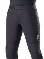 Alpinestars A-Dura Thermal Pant, zwarte MTB-broek, voorzien van een veilige ratelsluiting en heupzak met rits, wit sterlogo op de zijkant, voorgevormde pasvorm voor rijcomfort, duurzaam thermisch materiaal voor fietsen in koud weer