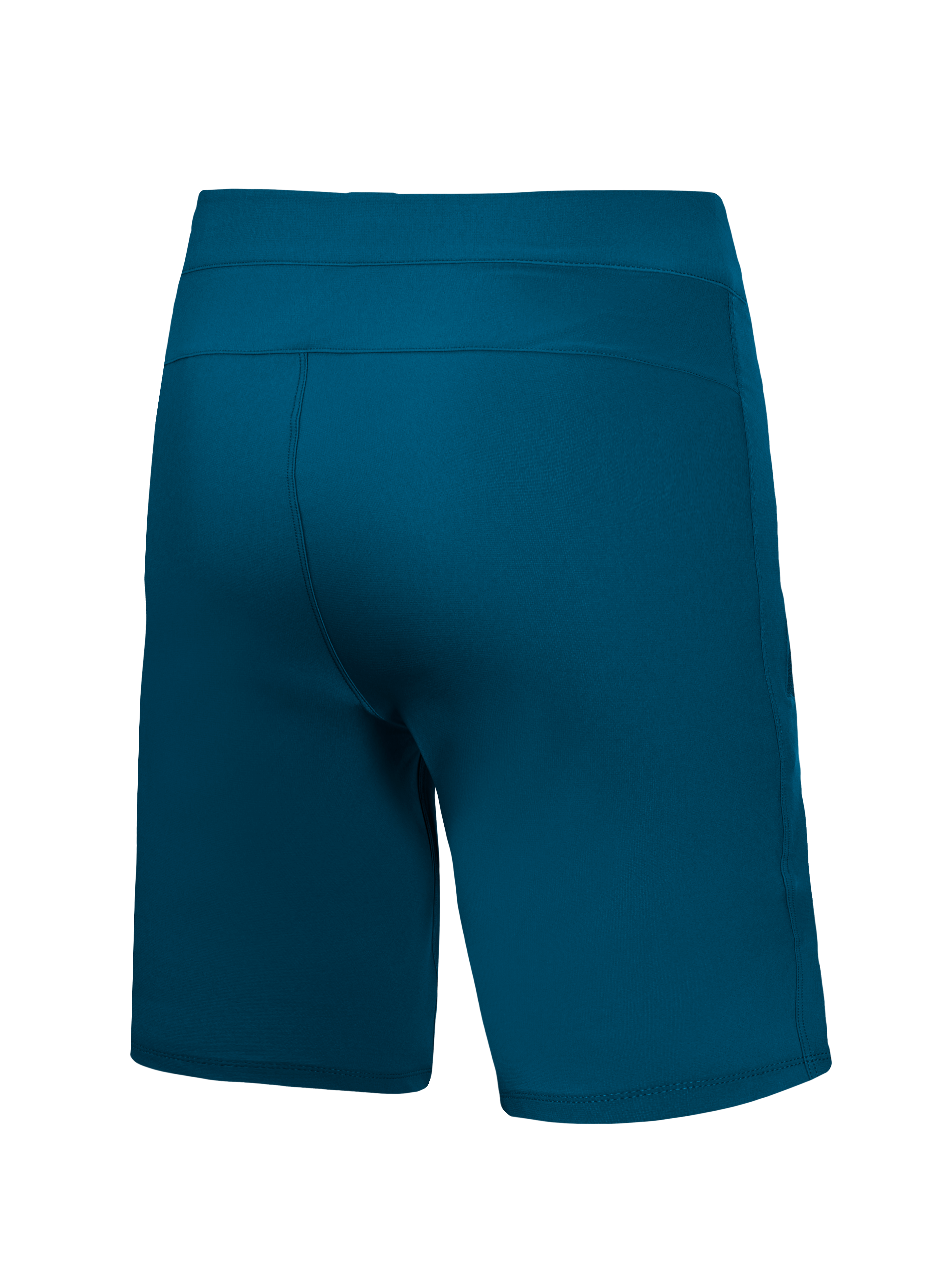 Alpinestars A-Dura Ride Liner shorts in blauwgroen, achteraanzicht van duurzame technische MTB-shorts met stretchstof.
