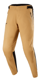 Alpinestars Tahoe 8.1 Waterproof Pants, waterdichte MTB-broek, khaki en zwart, voorgevormde broekspijpen, voorzakken met ritssluiting, verstelbare tailleband, zwarte zijpanelen en naadloos kruis voor trailprestaties in alle weersomstandigheden
