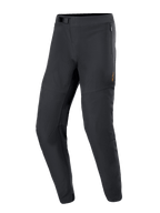 Alpinestars A-Aria Elite broek, mountainbike broek, zwart, met laserperforaties voor luchtstroom, magnetische gespsluiting en zakken met rits, strak toelopend ontwerp voor off-road fietsprestaties