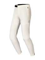 Alpinestars A-Aria Elite broek, mountainbikebroek, ecru, voorzien van een zwarte magnetische gespsluiting, zijzak met ritssluiting en lasergesneden ventilatieopeningen, prestatiegericht ontwerp voor off-road fietsen