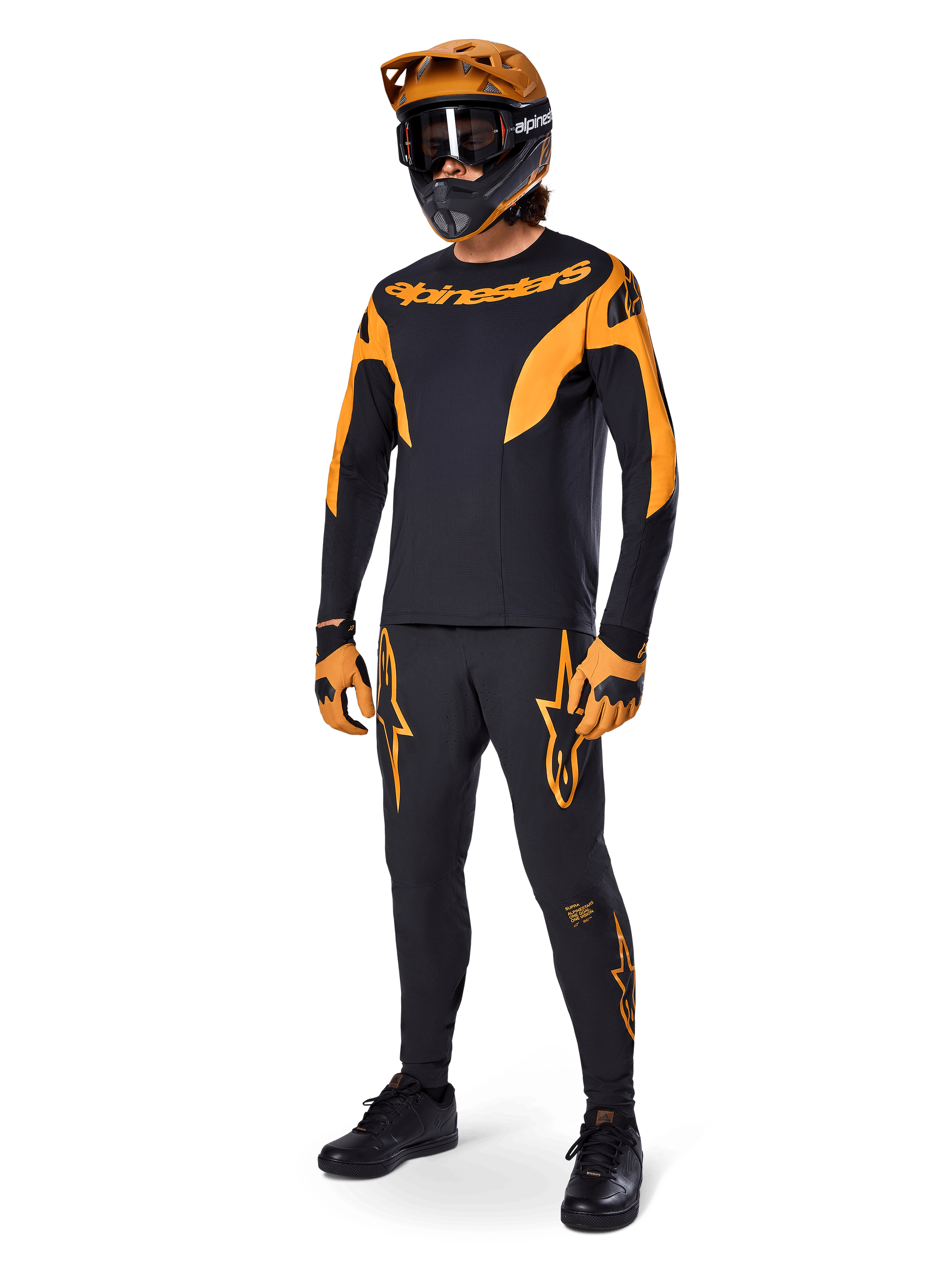 A-Supra Race - Black Cycling Pants | Alpinestars® A-Supra Race - Black Cycling Pants | Alpinestars®
