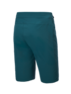 Alpinestars A-Dura Shorts, mountainbike shorts, Dark Pine, achteraanzicht met een strak ontwerp en duurzame 2-weg stretchstof, normale pasvorm voor mountainbiken