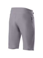 Alpinestars A-Dura Liner Shorts, donkergrijze mountainbikeshorts, achteraanzicht met duurzame 2-weg stretchstof en een verticale zijzak met rits, functionele MTB-fietskleding.