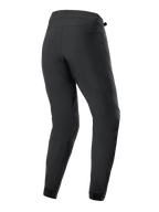 Alpinestars Women Stella A-Dura Pants, MTB-fietsbroek, zwart, achteraanzicht met ergonomische constructie, toelopende pasvorm en duurzame 2-weg stretchstof voor mountainbiken.