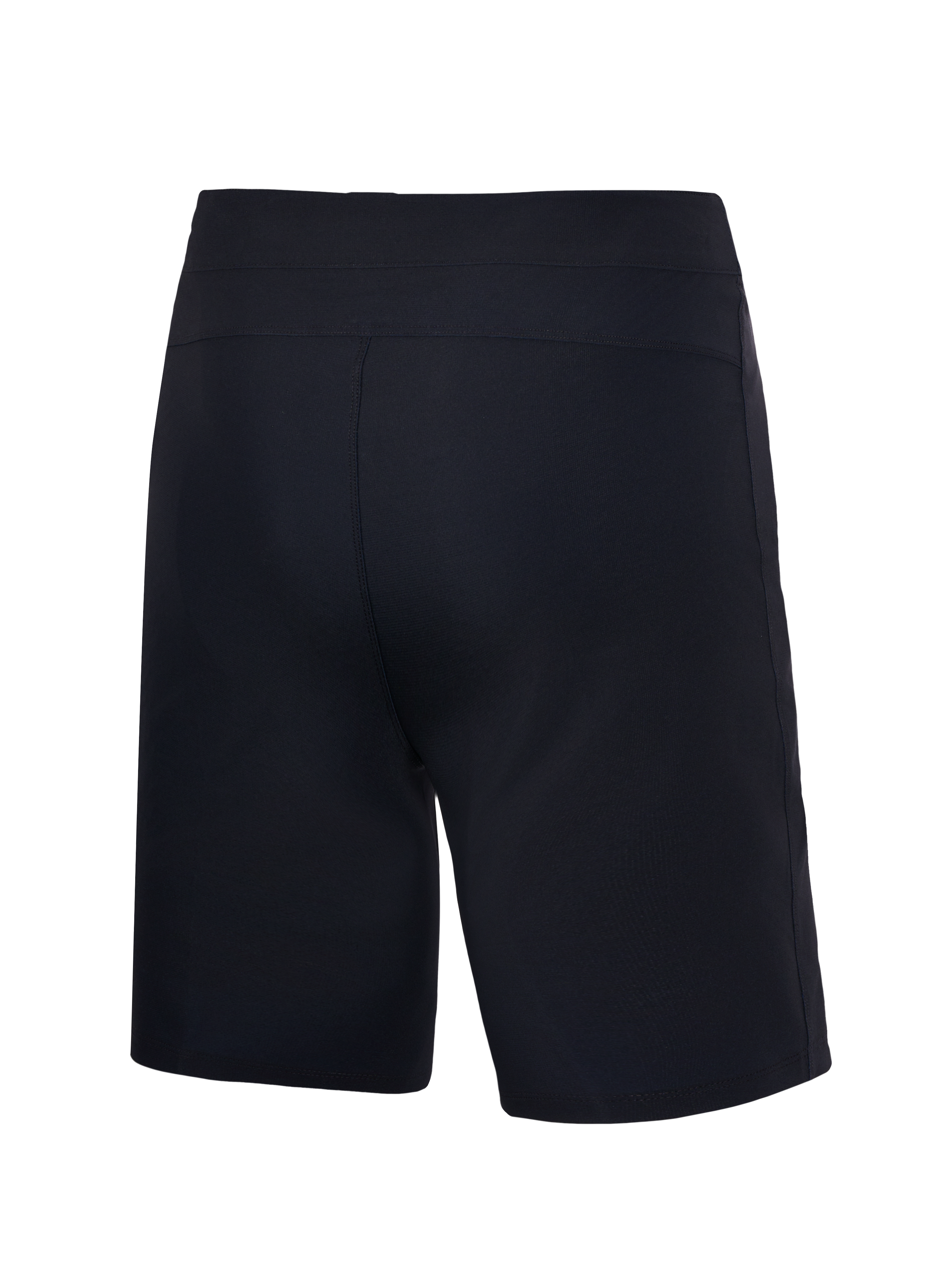 Zwarte Jeugd A-Dura Ride korte broek, achteraanzicht, duurzame MTB-kleding met 4-way stretch en normale pasvorm.