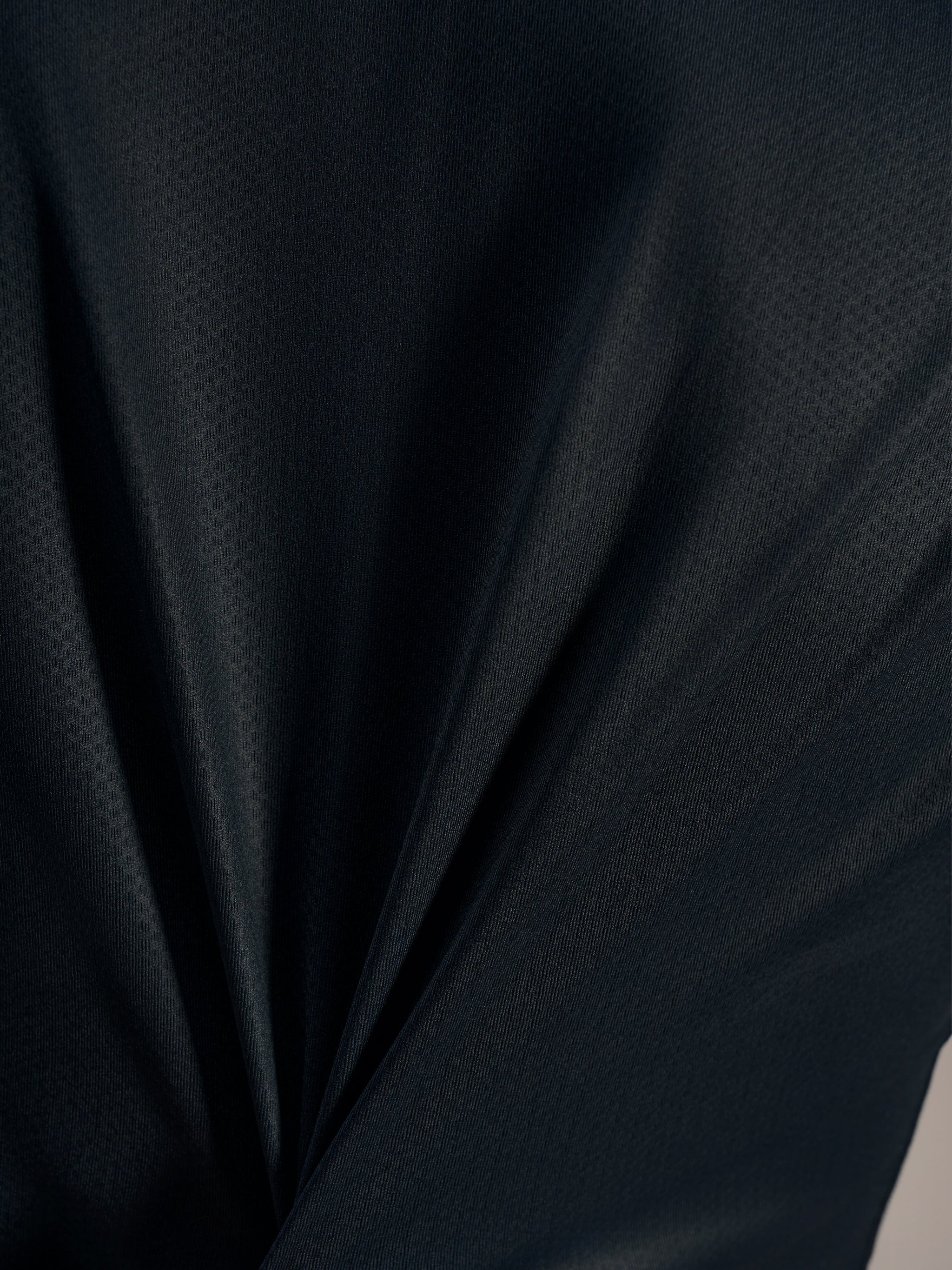 Zwarte jacquard stof van de Stella A-Dura Ride Jersey, ademende textuur en hoogwaardige stretch.