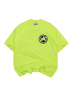 Alpinestars x Dirt Studios Tech Series T-shirt, fluogeel heren-T-shirt van geverfd katoen met borstlogo.