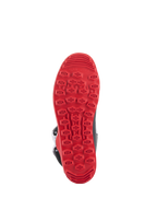 Alpinestars Tech-T laarzen, felrood zwart wit, speciaal ontwikkelde felrode rubberen zool met textuur voor optimale grip tijdens het trialrijden en maximale gevoeligheid op de voetsteunen