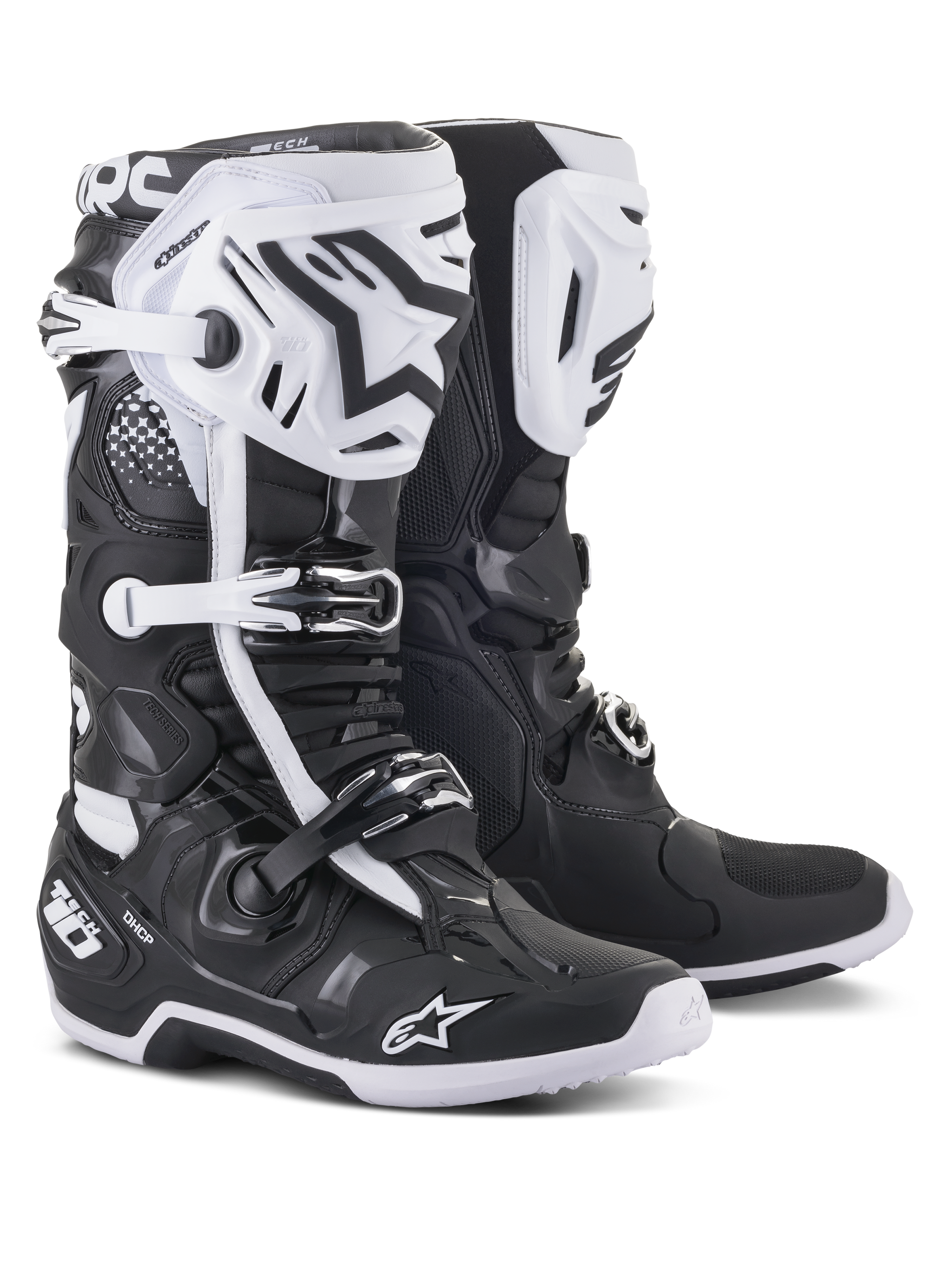 Tech 10 Boots BLACK MOTOCROSS Footwear - Main Image