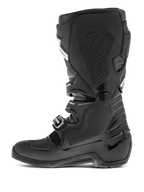 Alpinestars Tech 7 Enduro laarzen, zwart, zijprofiel binnenzijde met honingraat rubberen inzetstuk, beschermende TPU-panelen en gespsluitingssysteem, voor off-road motorcross prestaties