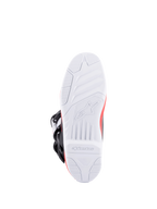 Alpinestars Tech 3 laarzen, motocrosslaarzen van onderen met witte zool met hoge grip, rode accenten en zwarte gespen