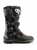 Alpinestars Corozal V2 Adventure Drystar motorlaarzen, adventure touring motorlaarzen, bruin en zwart, waterdichte constructie met verstelbare gespen, versterkte enkel- en scheenbeenbescherming, robuuste zool met profiel voor grip op elk terrein