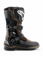 Alpinestars Corozal V2 Adventure Drystar motorlaarzen, adventure touring motorlaarzen, bruin en zwart, waterdichte constructie met verstelbare gespen, versterkte enkel- en scheenbeenbescherming, robuuste zool met profiel voor grip op elk terrein