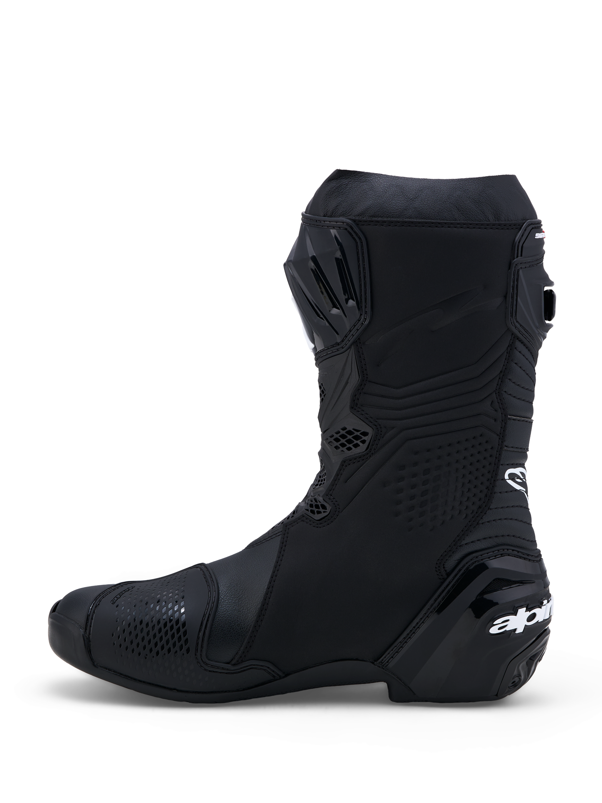 Alpinestars Supertech R ブラック 左のみ　箱無し Supertech R - Black Motorcycle Boots | Alpinestars®
