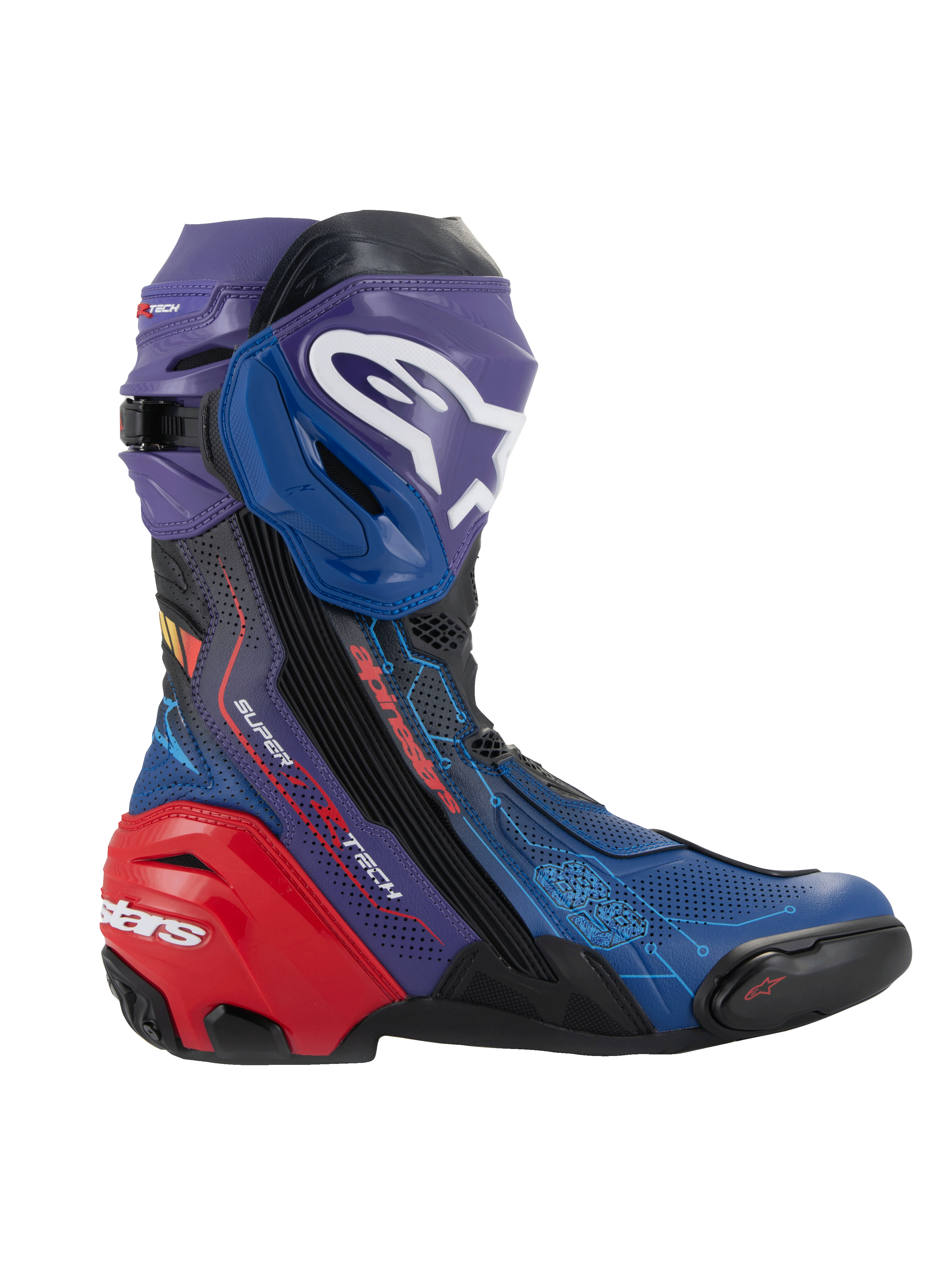 ストーブ R Supertech R LE Martinator R01 Vented - Blue Motorcycle Boots