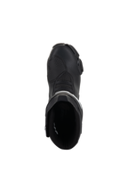 Alpinestars Stella SMX-6 V3 laarzen, race- en sportmotorlaarzen voor dames, zwart en wit, bovenaanzicht met de instapopening en gestroomlijnde neus, duurzame microvezelconstructie.