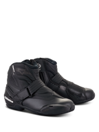 Alpinestars Stella SMX-1 R V2 laarzen, lage dames motorschoenen, zwart, voorzien van een bovenwerk van microvezel, TPU-hielkap en schakelpad, riemsluiting en sportief aerodynamisch profiel