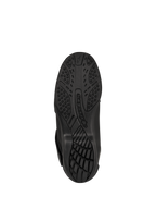 Alpinestars New Land GORE-TEX Boots, Black, bottom view of the vulcanized rubber compound outsole, textured tread pattern for grip and traction, featuring embossed Alpinestars branding, road-touring motorcycle footwear