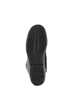 Alpinestars Air Plus V2 GORE-TEX laarzen, motor tourlaarzen, zwart, onderaanzicht van de zool met het exclusieve compound rubberen loopvlakpatroon voor grip en comfort, voorzien van Alpinestars logo