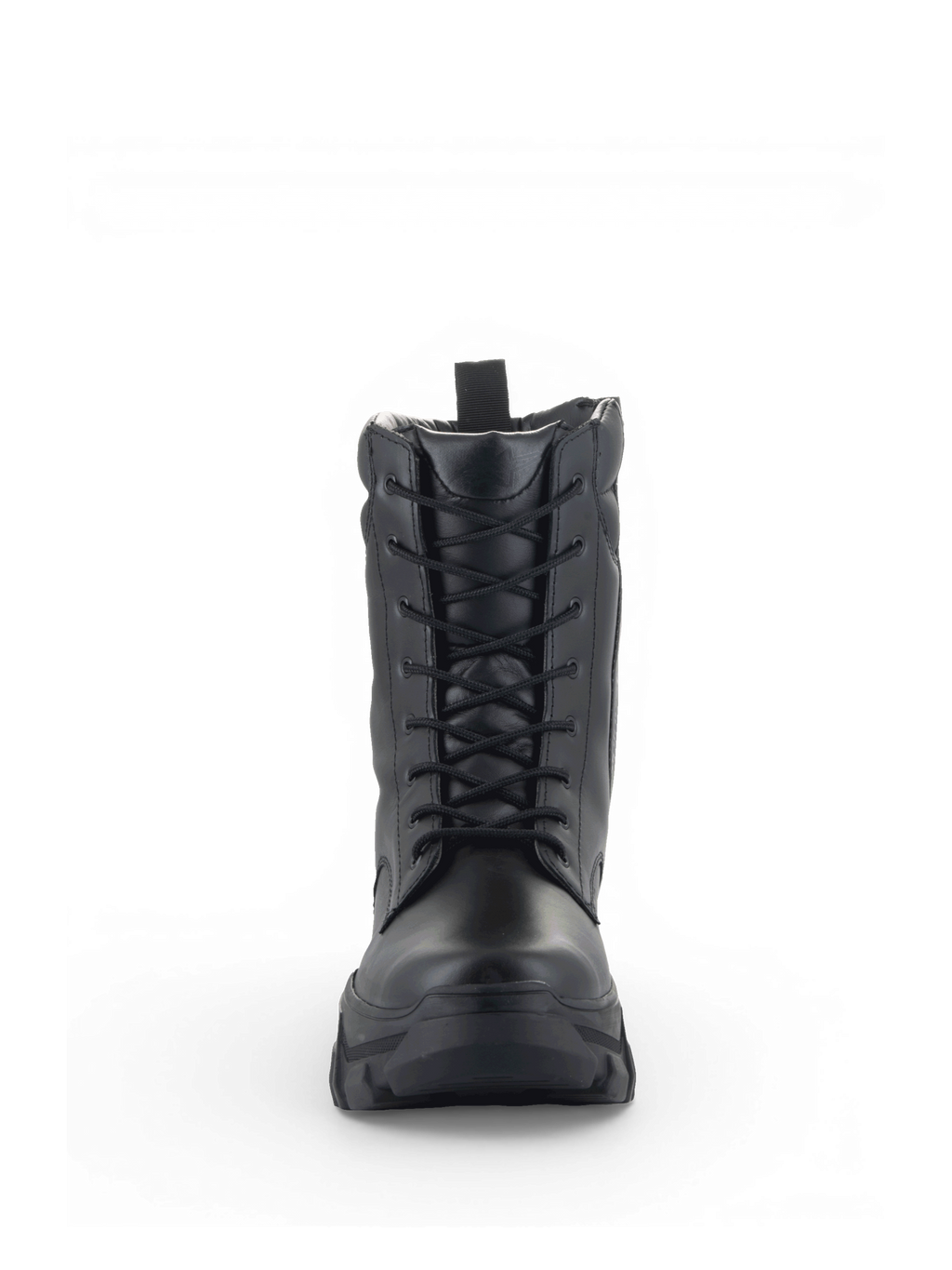 Alpinestars Ava laarzen, stedelijke damesmotorlaarzen, zwart leer, vetersluiting en een robuuste verhoogde zool.