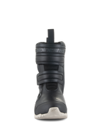 Alpinestars Stella RT-7 Touring Drystar® laarzen, motor touringlaarzen voor dames, zwart, vooraanzicht met dubbele klittenbandsluitingen, Alpinestars-branding in reliëf, technisch microvezel bovenwerk en lichtgekleurde profielzool