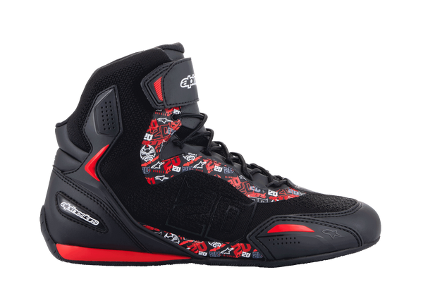 FQ20 Faster-3 Rideknit® - Black Motorcycle Shoes | Alpinestars®