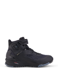 Alpinestars Cr-X Gore-Tex Shoes, Black and Dark Gray motorcycle riding shoes with waterproof GORE-TEX membrane and adventure outsole, CE certified