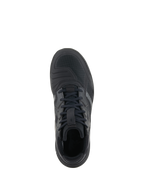 Alpinestars Speedflight schoenen, Black Black, bovenaanzicht, met prestatiegerichte ripstop bovenkant en geïntegreerd schakelpaneel, zwarte veters en een strak urban motorontwerp