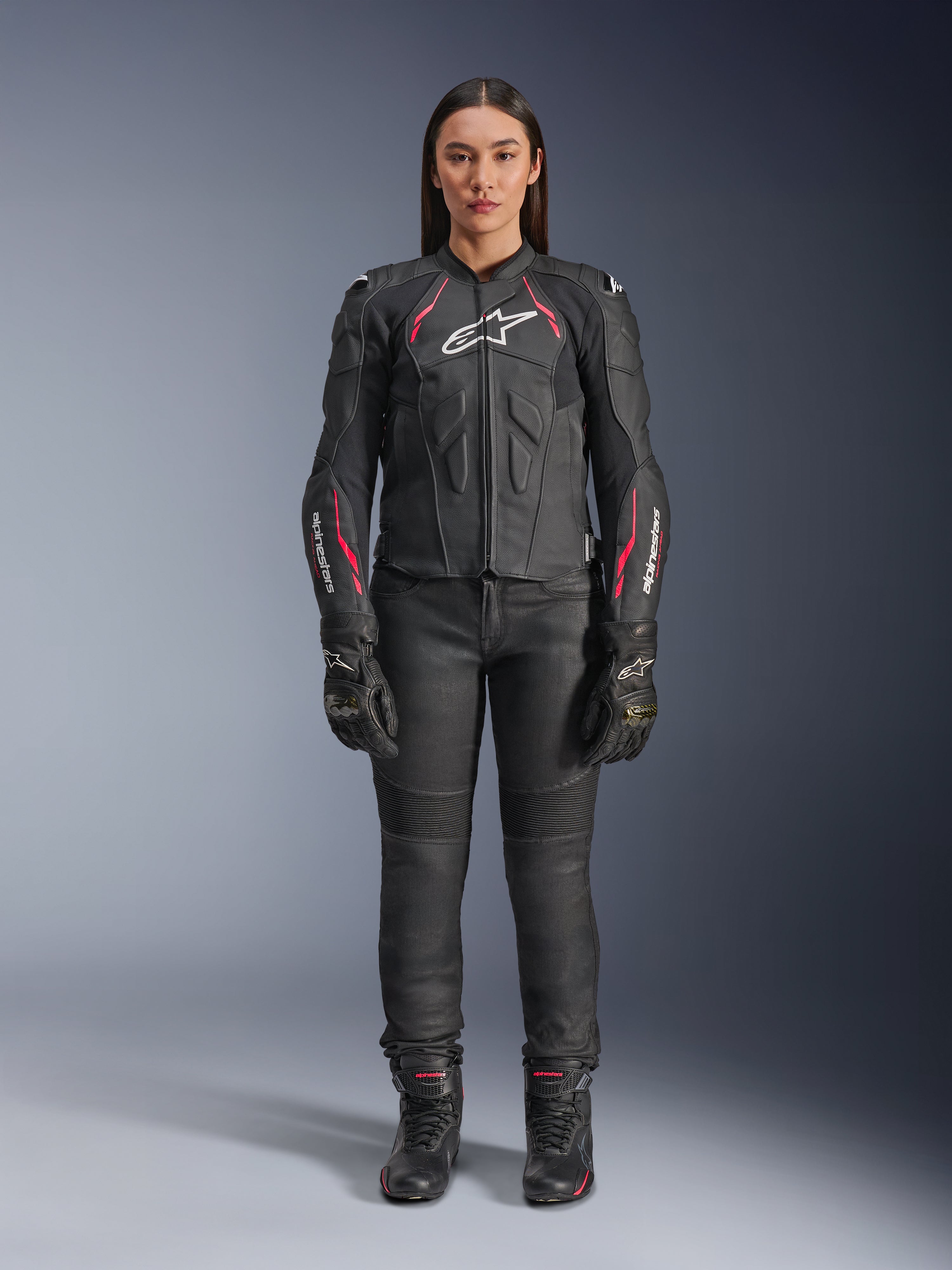 Stella Dusk - Black Motorcycle Jacket | Alpinestars®