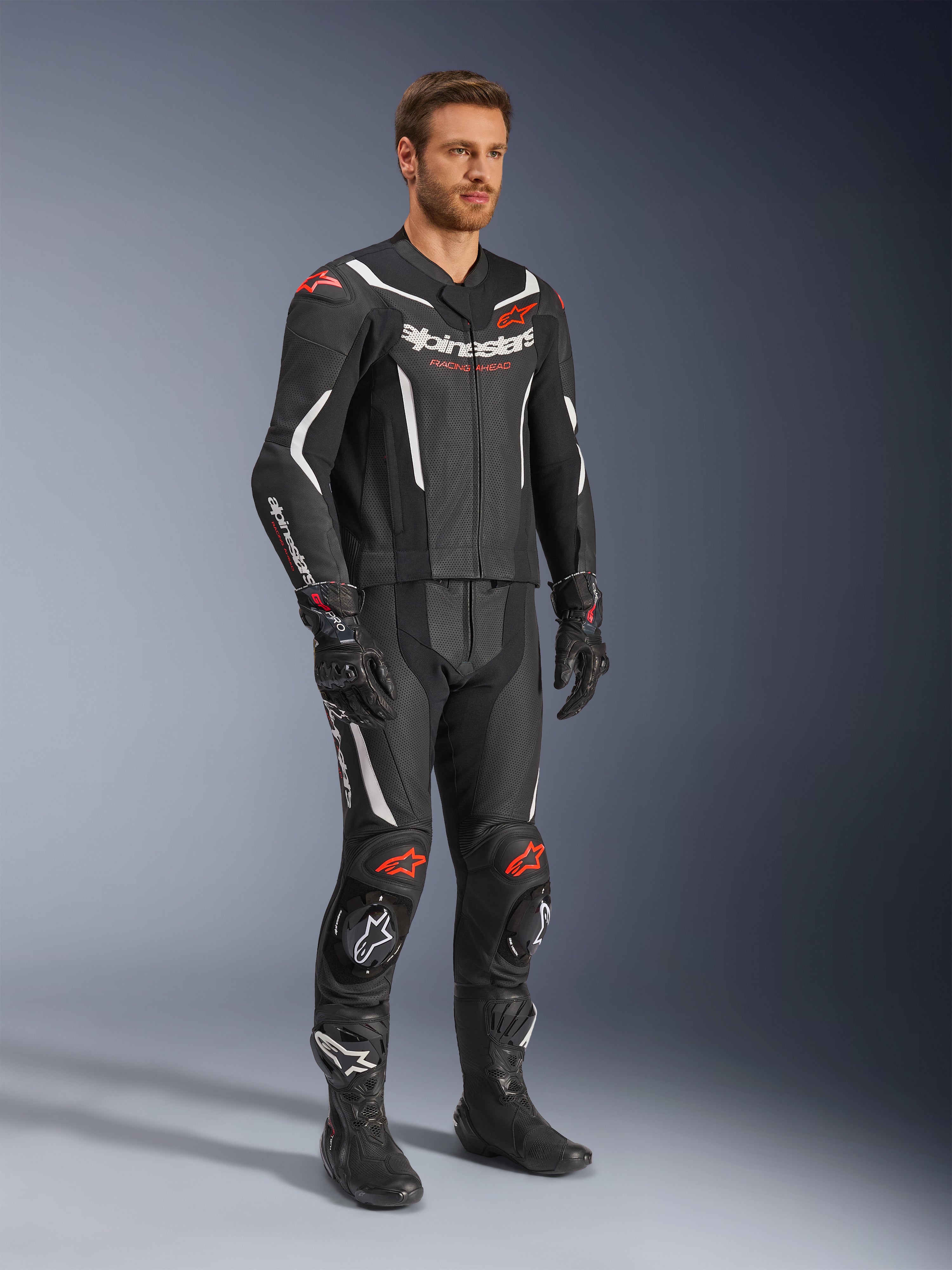 GP Force V2 2Piece - Red Motorcycle Pak | Alpinestars®