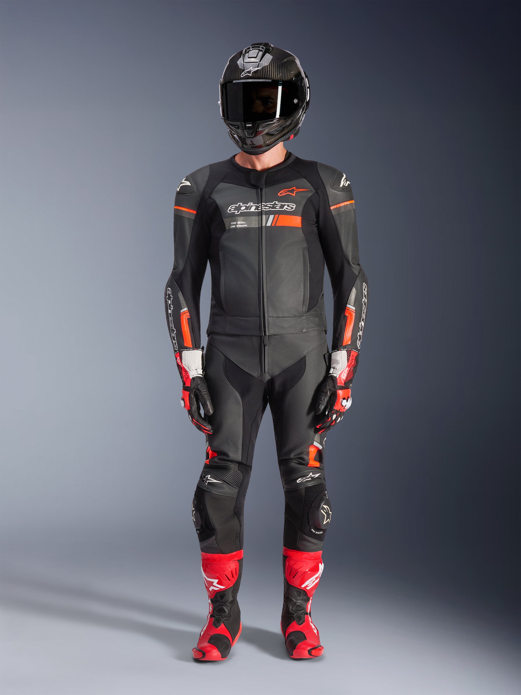 GP Force Chaser Two Pieces Leather Suit