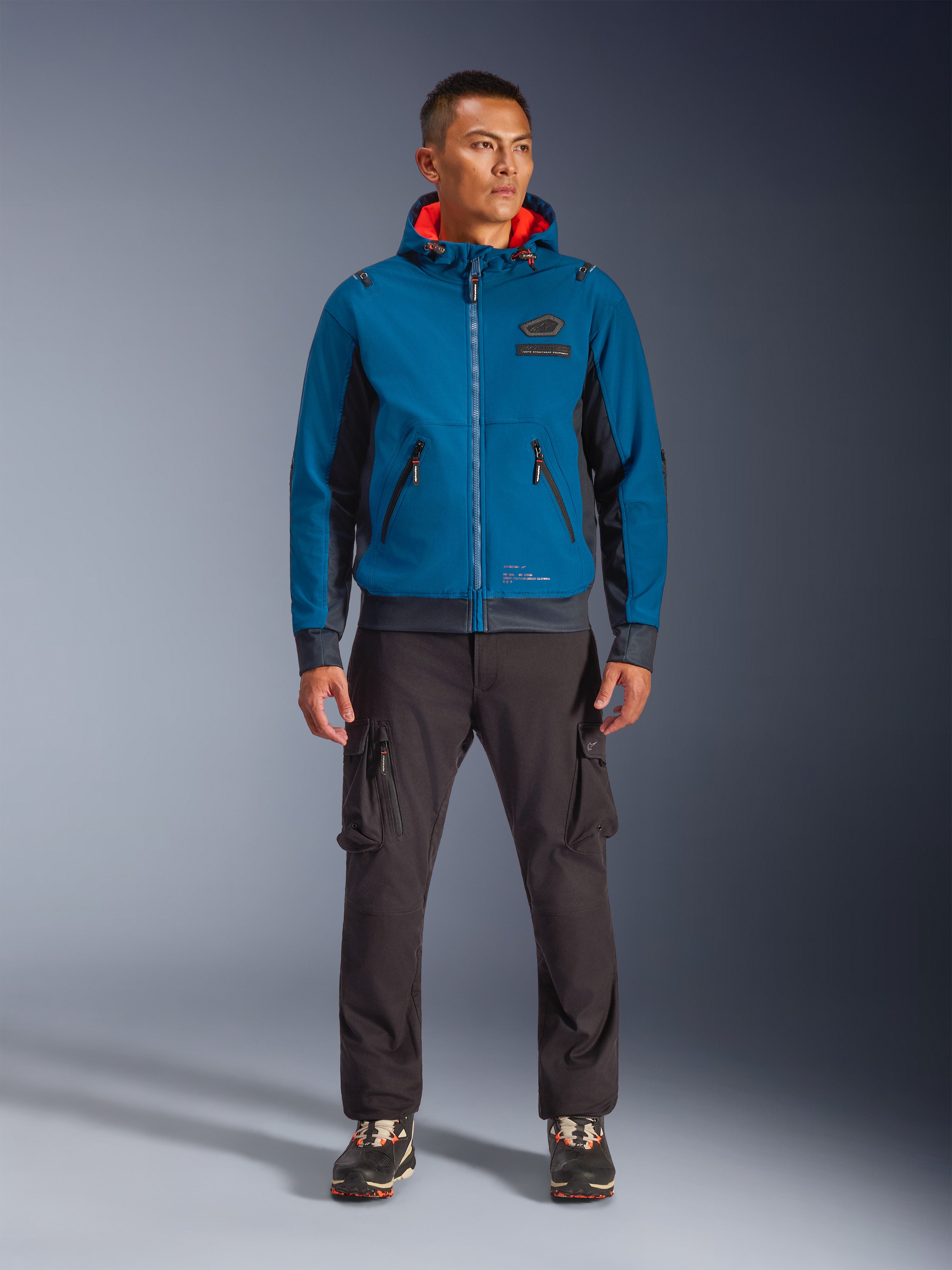 Moblast Waterproof - Blue Motorcycle Jacket | Alpinestars®