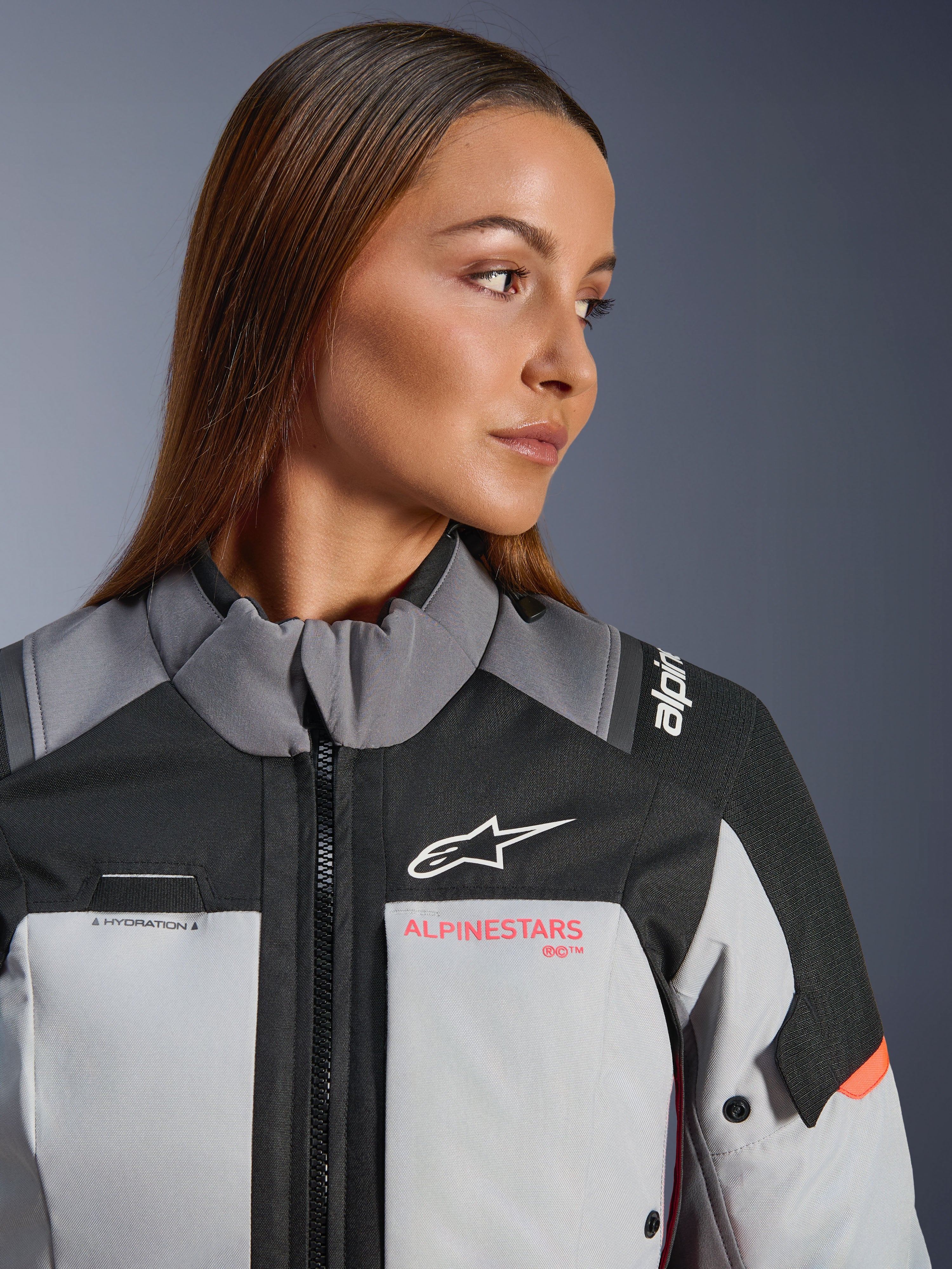 Stella Andes V4 Drystar® - Gray Motorcycle Jacket | Alpinestars®