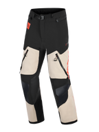 Alpinestars Halo Pro Drystar® XF gelamineerde broek, heren adventure motorbroek, mastiekzwart en zwart, CE-gecertificeerde AA waterdichte textiel broek met directe ventilatie